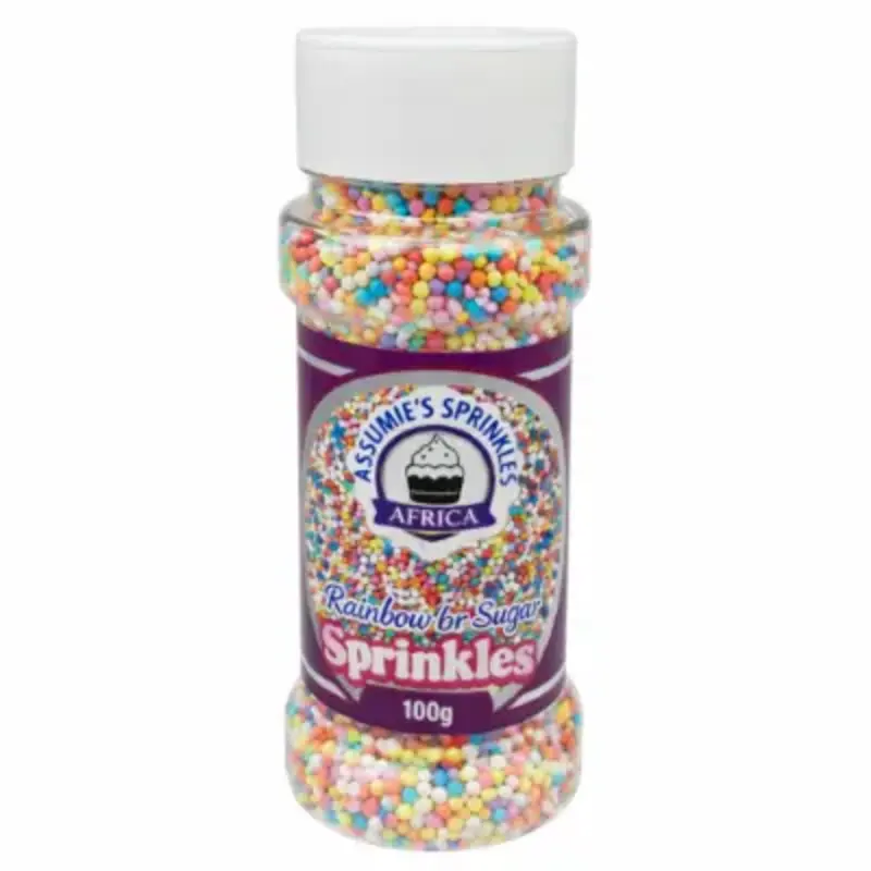 Caroline'S Rainbow Round Sprinkles 100Gm